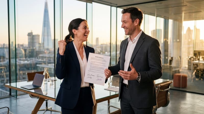 Firma de acuerdo NDA digital